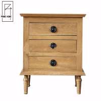 Support oem security wood regular factory Small Square wooden cabinet,bedside cabinet storage